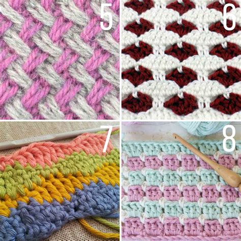 Second Row: Continue Across the Row. Sc above dc, so for the next stitch a dc goes above an sc. The repeat continues across the row, dc above sc, sc above dc; it's a good mantra to keep in mind as you work this stitch pattern. Continue the pattern: *dc, sc; repeat from * to last 2 sts, dc, sc in turning chain from previous row.